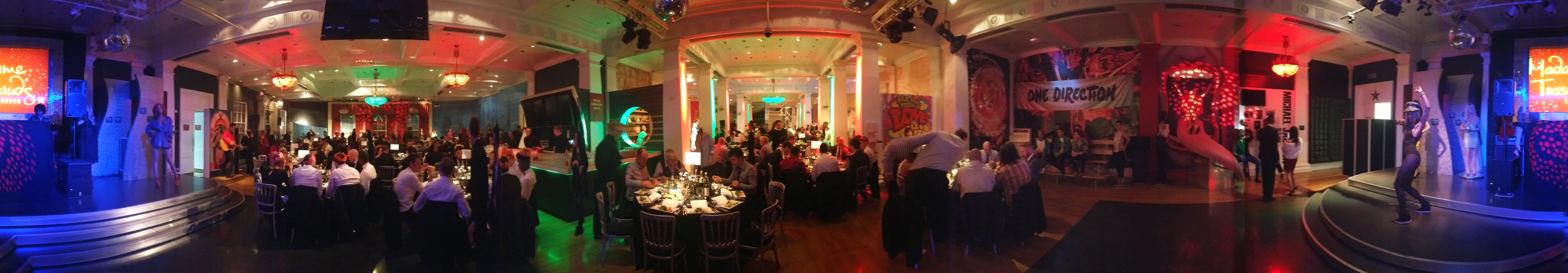 Madame Tussauds - Guests dining